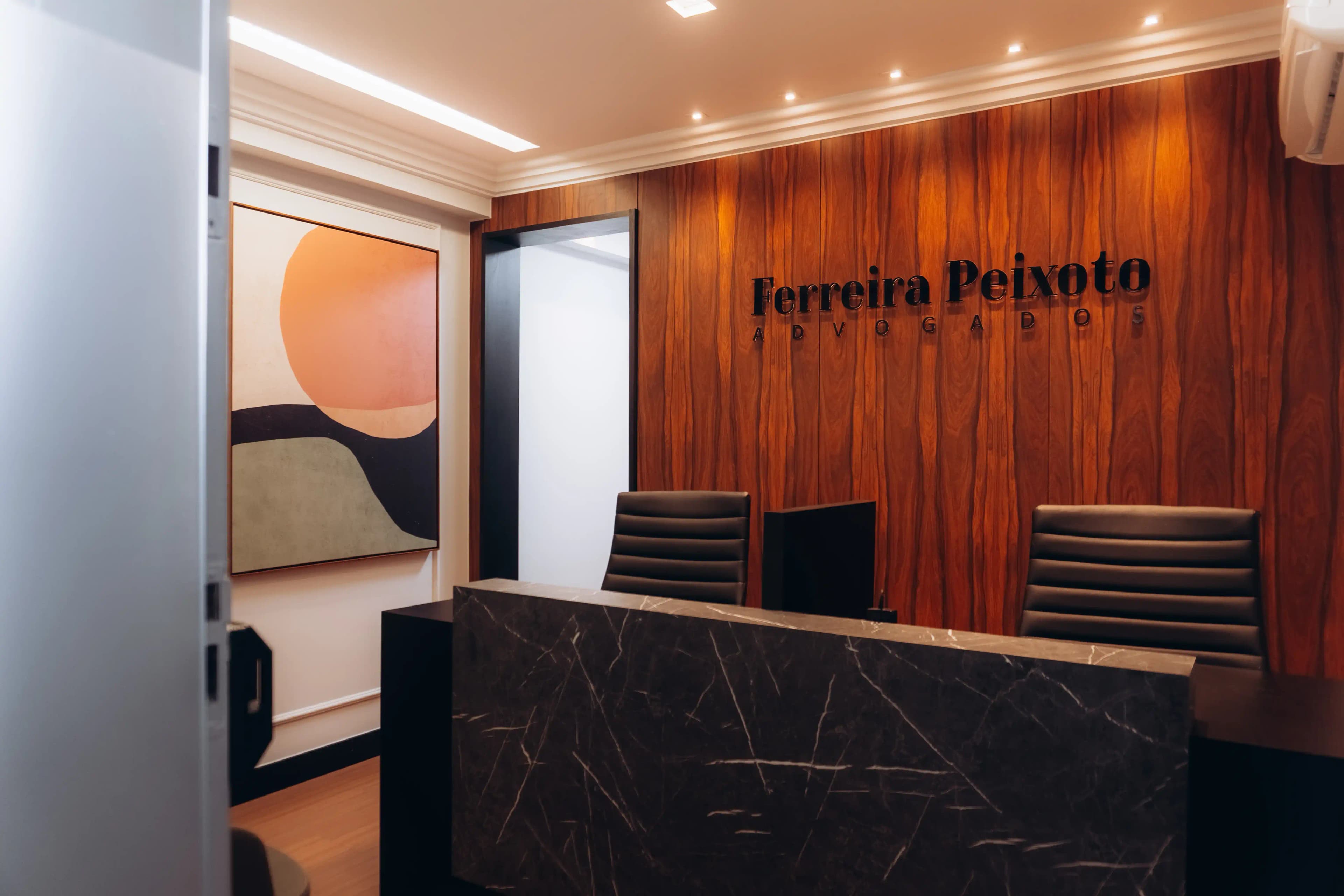 Escritório representando negócios imobiliários